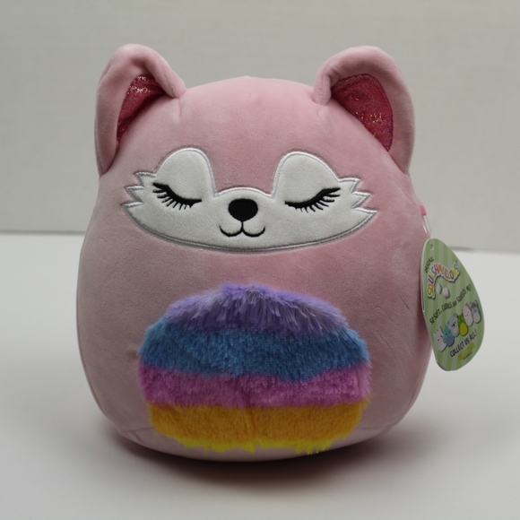 8" Alessi the Fox with Fuzzy Belly Squishmallows - Picture 3 of 13